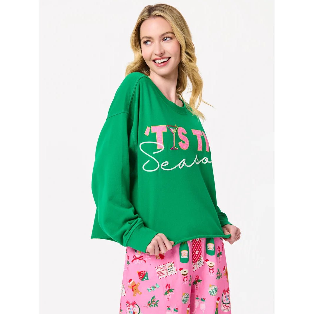 Shiraleah Women's Christmas Sweatshirt - 'Tis The Season