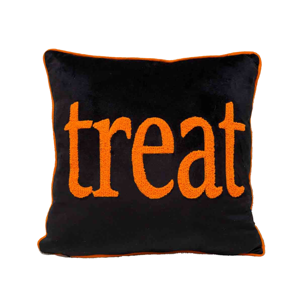 Viv! Christmas Halloween Kussen - Dubbelzijdig met 'Trick or Treat' Tekst - 40x40cm