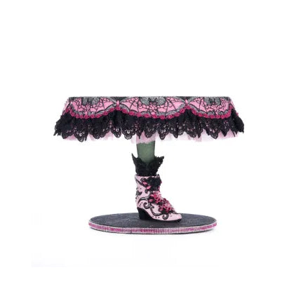 Katherine's Collection Halloween - Pink Panic Possession - Witch Boots Cake Plate Stand - 32cm