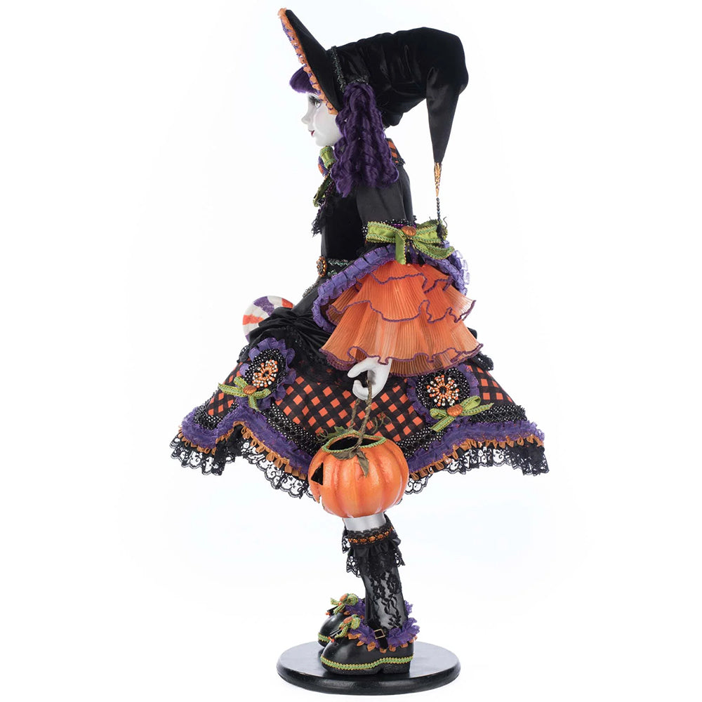 Katherine's Collection Halloween - Ghoulish Gathering - Poppy Broomson Doll - 79cm