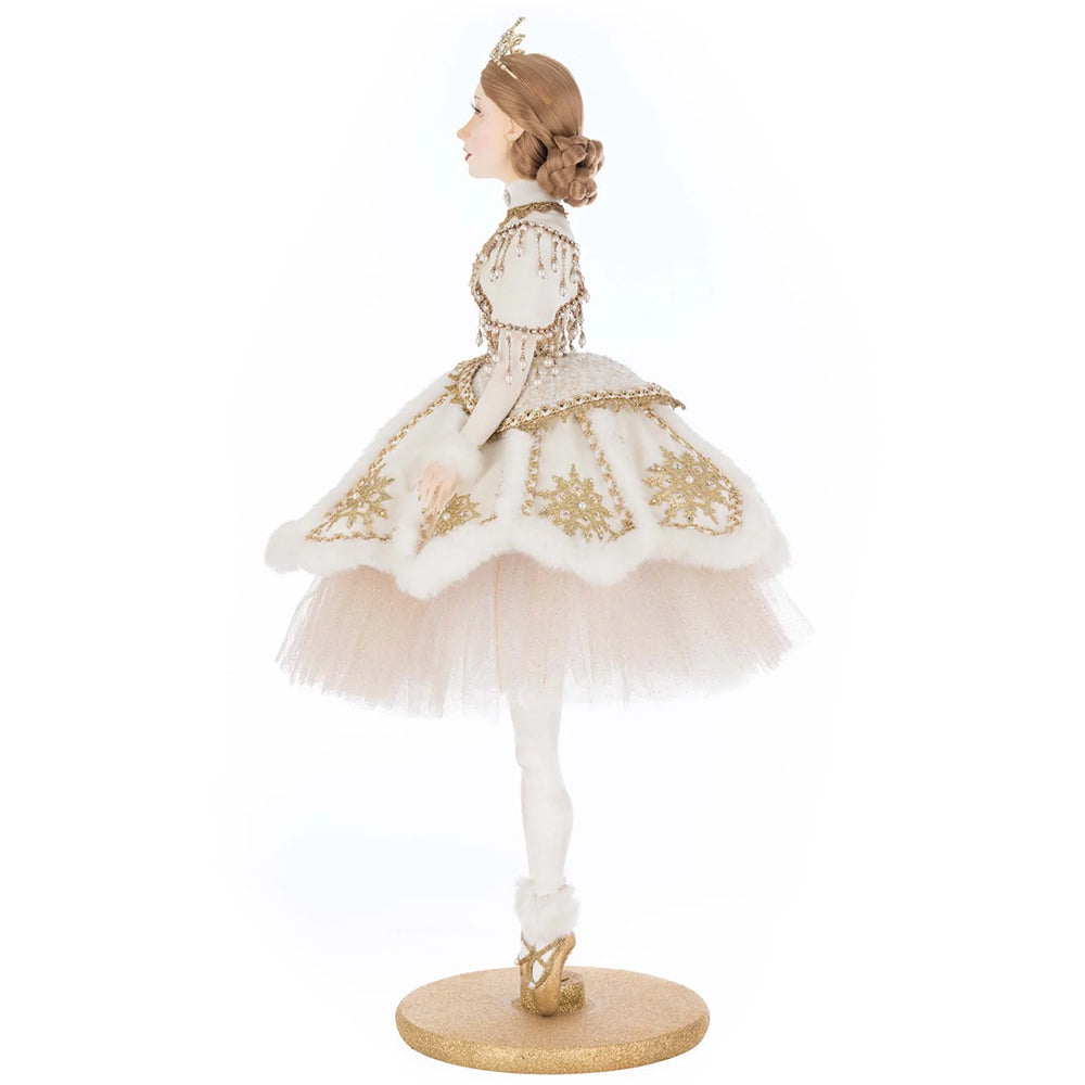 Katherine's Collection Christmas - Bells of Brilliance - Gwendolyn Golden Ballerina Doll - 71cm