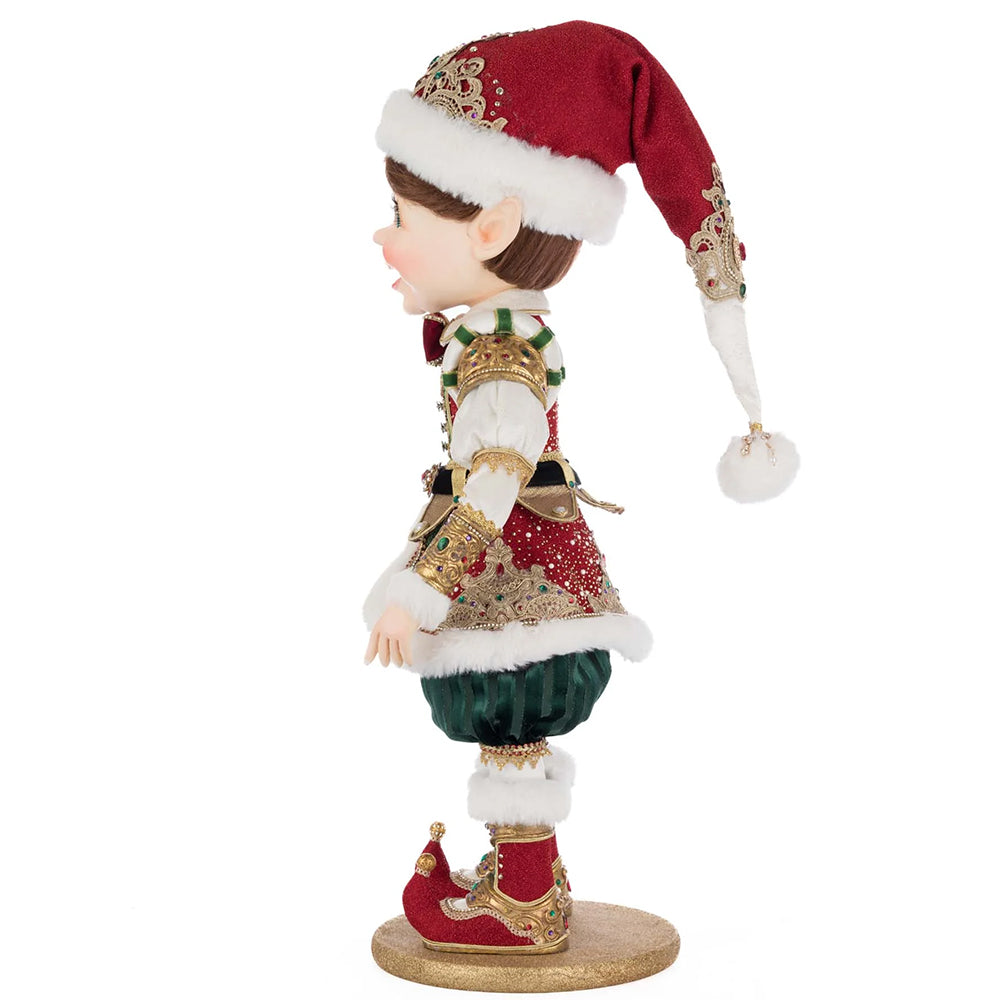 Katherine's Collection Kerst - Royal Christmas Ball - William Wintersnap Doll - 67cm