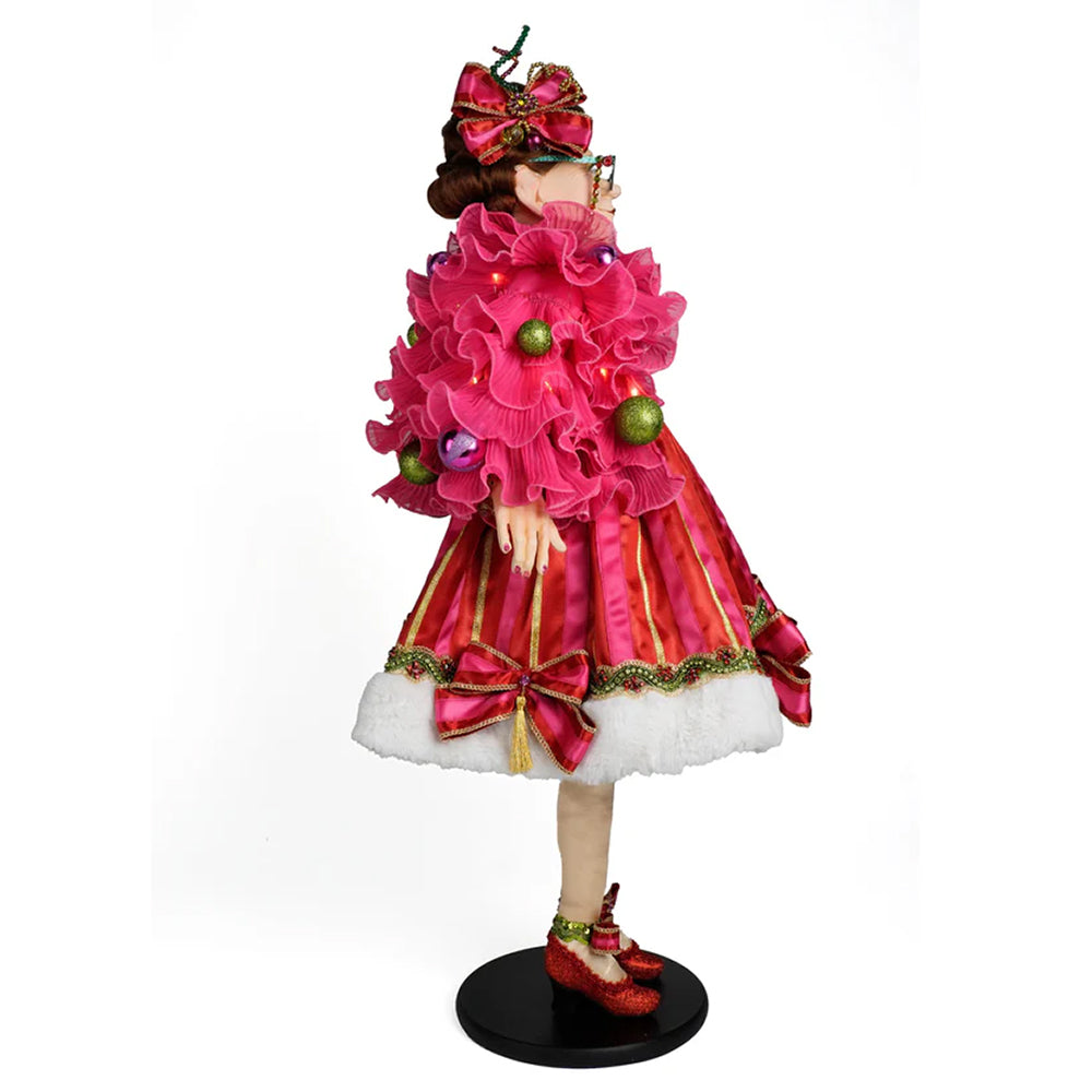 Katherine's Collection Kerst - Merry and Magnificent Christmas - Magnificent Mae Doll - 84cm