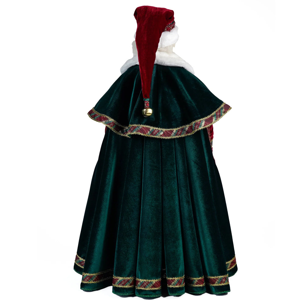 Katherine's Collection Christmas - Timeless Tidings - Christopher Tidings Santa Doll - 90cm