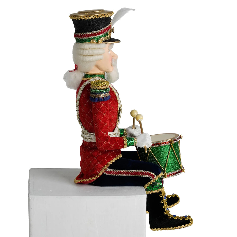 Katherine's Collection Christmas - Toy Soldier - Nutcracker Ledge Sitter - 37cm