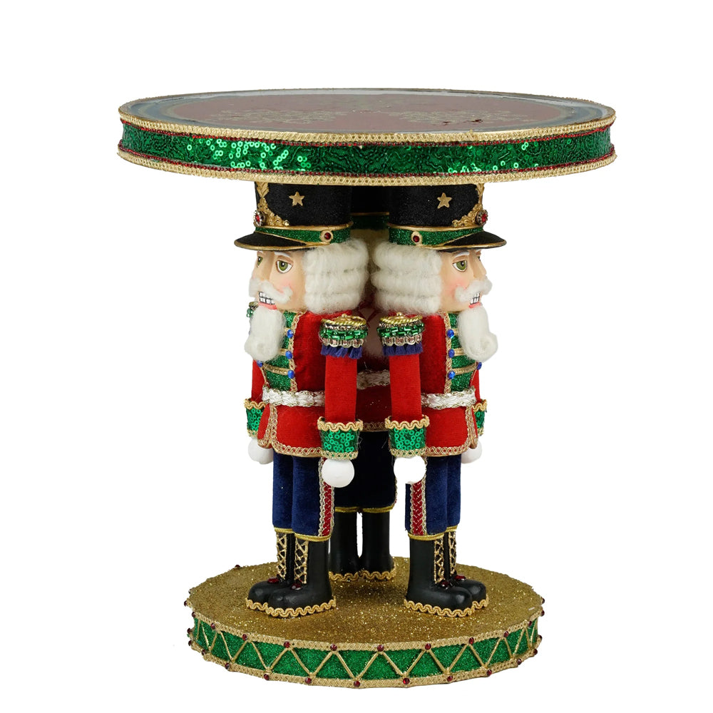Katherine's Collection Christmas - Toy Soldier - Nutcracker Cake Plate - 31cm