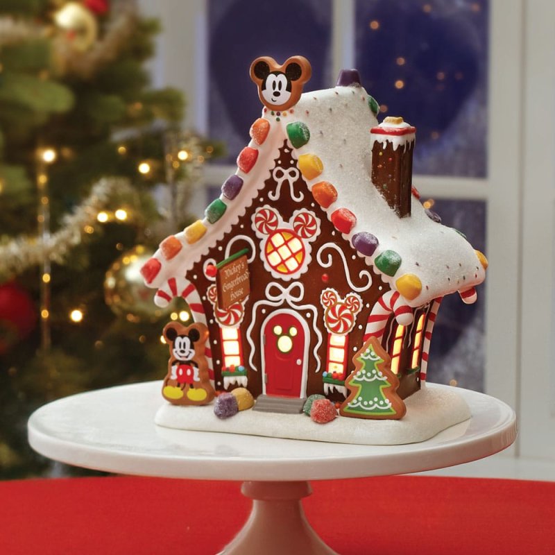Department 56 Disney Village Christmas House - Mickey's Gingerbread House - 20cm | Delivery ± 3 weeks