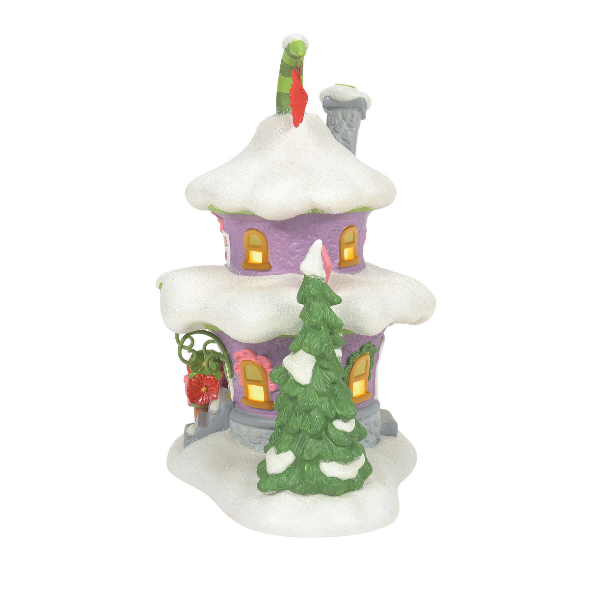 Department 56 The Grinch Village Christmas House - Auntie Who's House - 20.5cm | Delivery ± 3 weeks