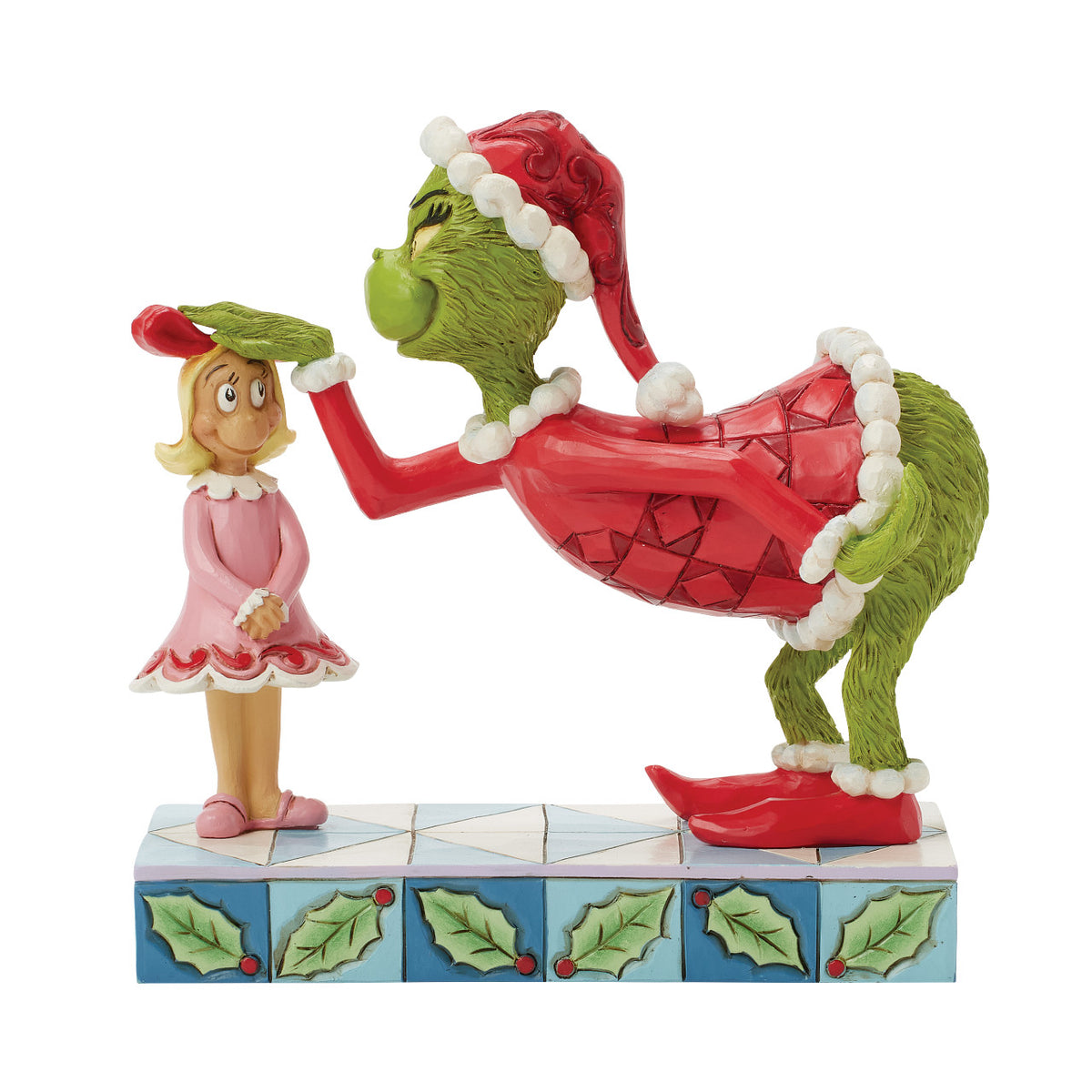 Jim Shore The Grinch Christmas Figurine - With Cindy-Lou - 14cm | Delivery ± 3 weeks