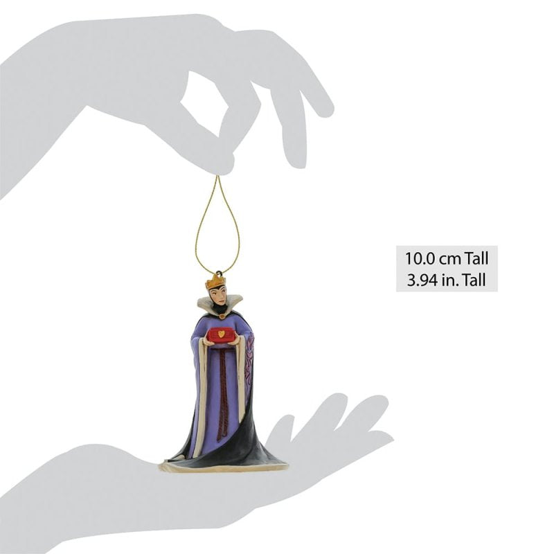 Disney Traditions by Jim Shore Christmas Ornament - Evil Queen from Snow White - 10cm | Delivery ± 3 weeks