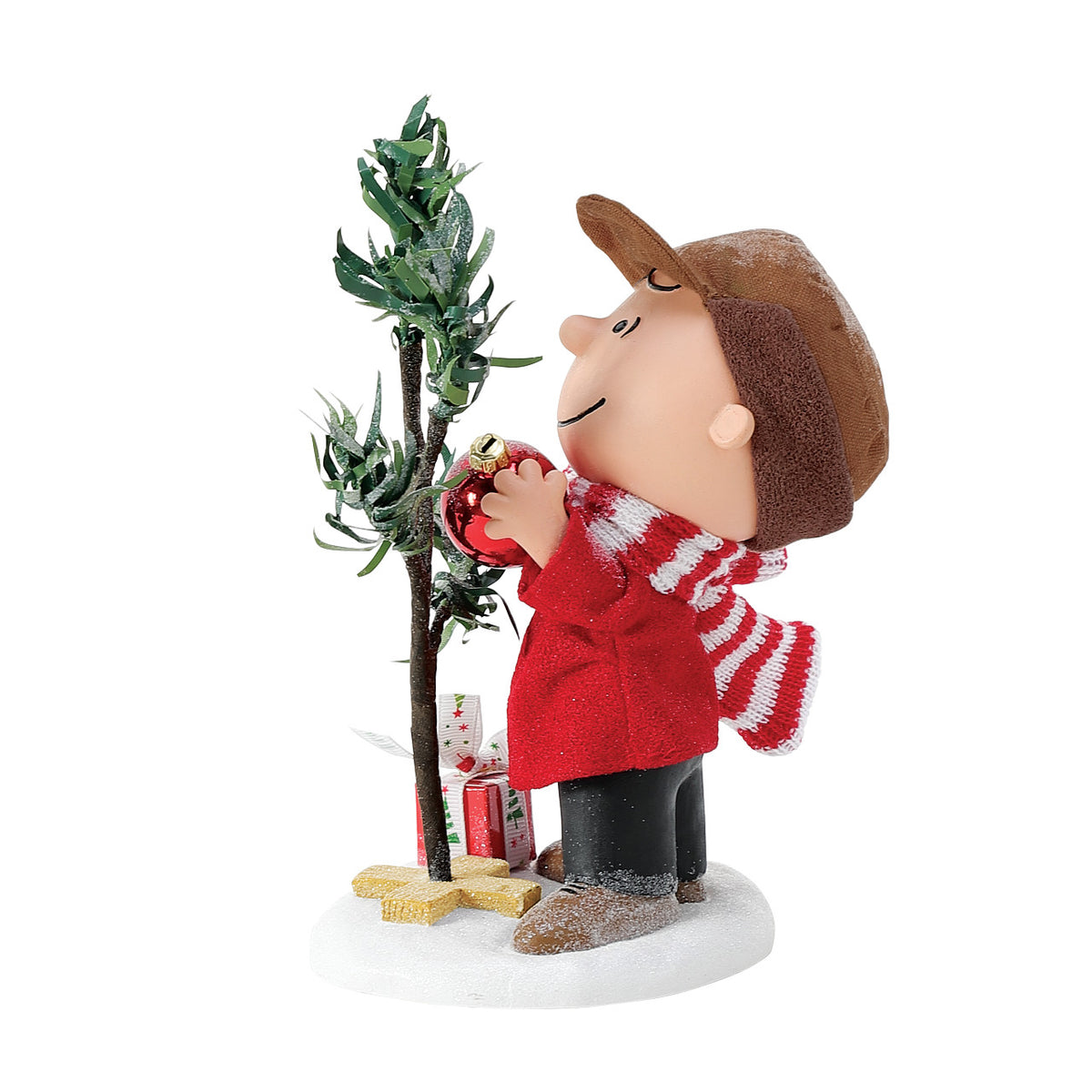 Department 56 Possible Dreams Peanuts Christmas Figurine - Charlie Brown's Iconic Tree - 18cm | Delivery ± 3 weeks