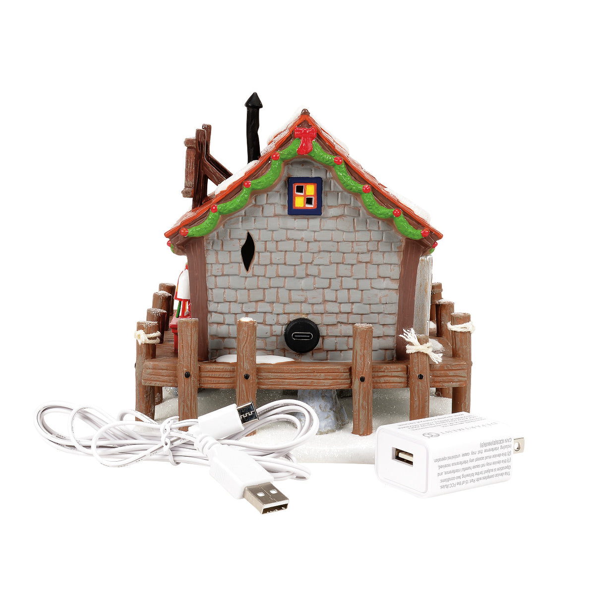 Department 56 Disney Village Christmas House - Pete's Crabby Christmas - 17cm | Delivery ± 3 weeks