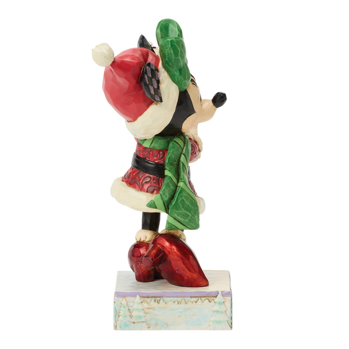 Disney Traditions by Jim Shore Christmas Figurine - Minnie Mouse with Snowflake - 14cm | Delivery ± 3 weeks