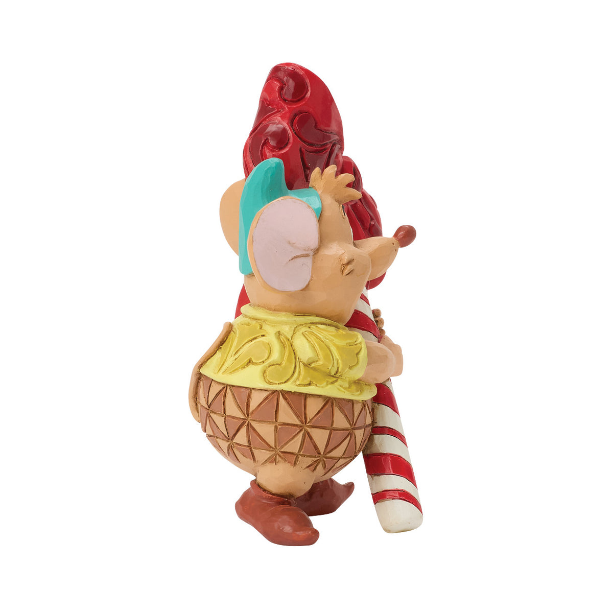 Disney Traditions by Jim Shore Christmas Figurine - Cinderella Gus with Candy Cane - 8.5cm | Delivery ± 3 weeks