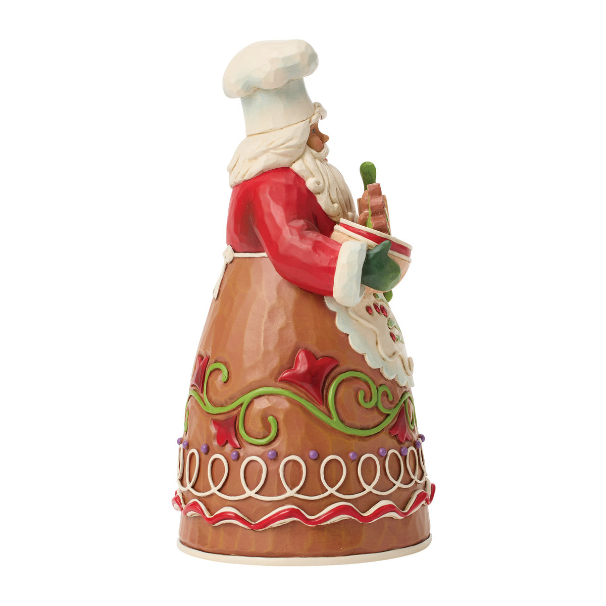 Jim Shore Heartwood Creek Christmas Figurine - Gingerbread Pastry Chef Santa - 21cm | Delivery ± 3 weeks