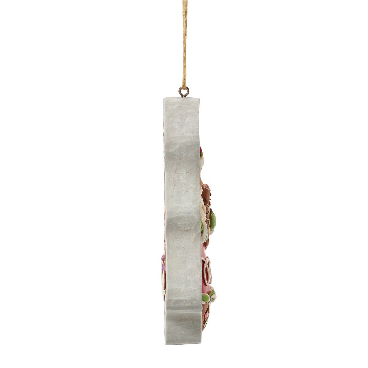 Jim Shore Heartwood Creek Christmas Ornament - Gingerbread Cookie Cutter Santa - 11.5cm | Delivery ± 3 weeks