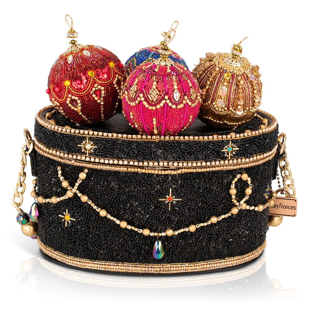 Mary Frances Handmade Christmas Bag - Tree Trimmings Beaded Ornament