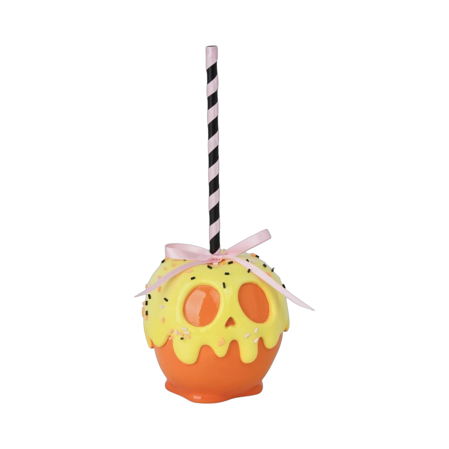 December Diamonds Halloween Decoratie - Oranje Snoep Appel - 23cm