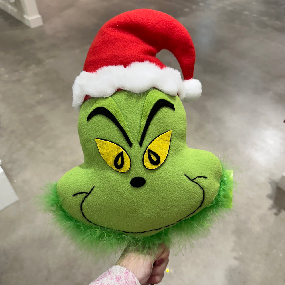 Viv! Christmas Kersttak - Groen Monster Hoofd met Kerstmuts - groen - 61cm