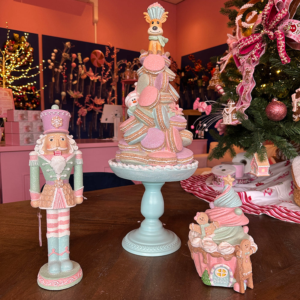 Viv! Christmas Kerstbeeld - Gingerbread Notenkraker - pastel - 36cm