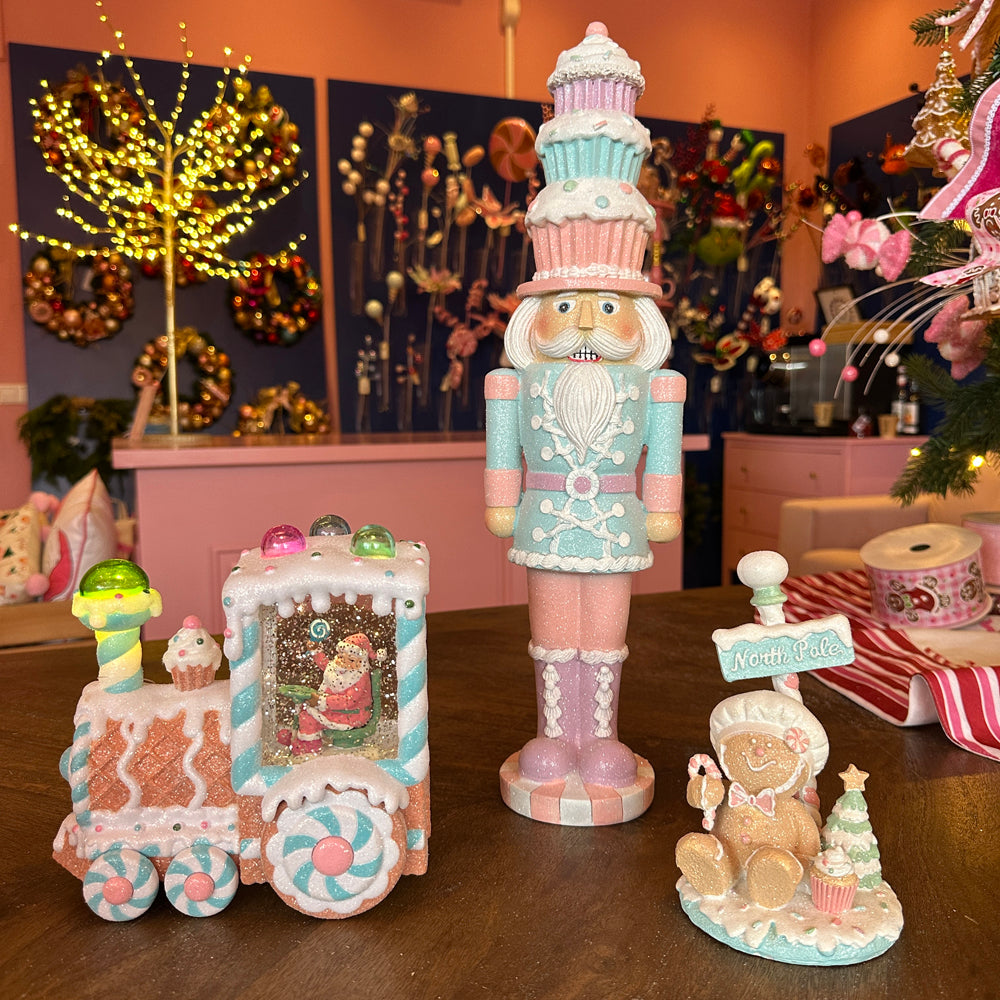 Viv! Christmas Kerstbeeld - 'North Pole' Gingerbread Chef - pastel - 16,5cm