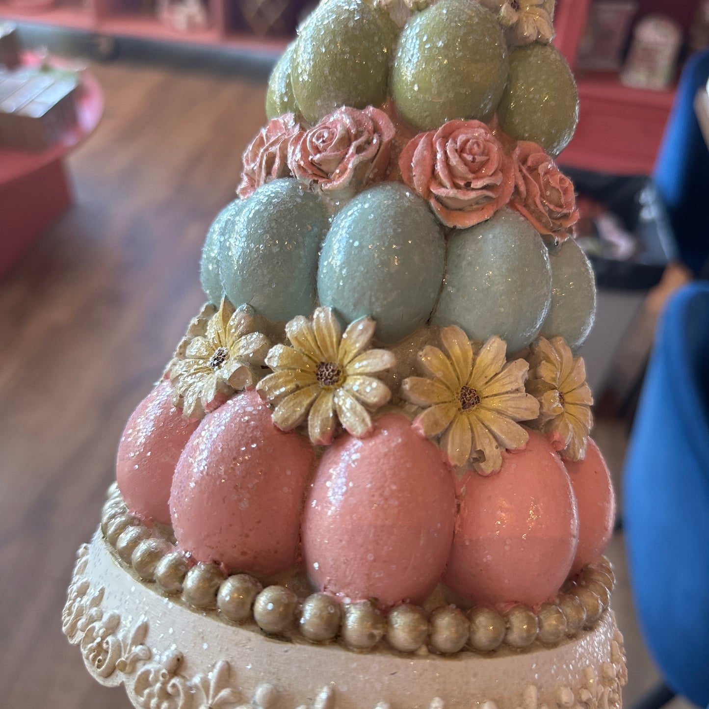 B-Ware Artikel - Viv! Christmas Osterdeko - Osterbaum mit Ostereiern - Ostern - Pastell - 36cm