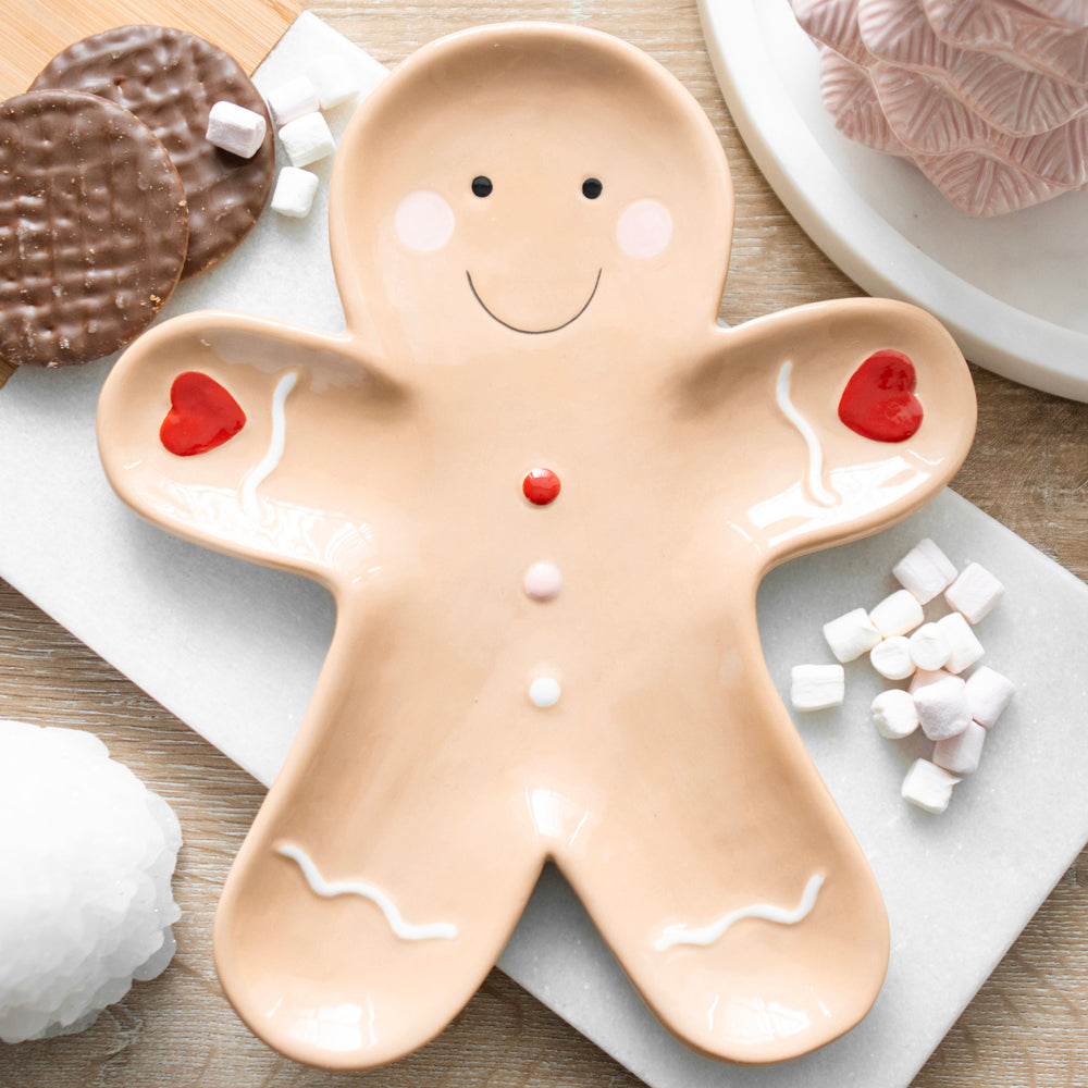 Viv! Christmas Kerstservies - Gingerbread Man Serveer Bord - keramiek