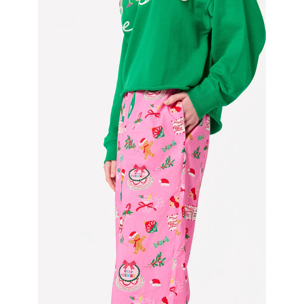Shiraleah Women's Loungewear - Merry Icons Boxer Pants