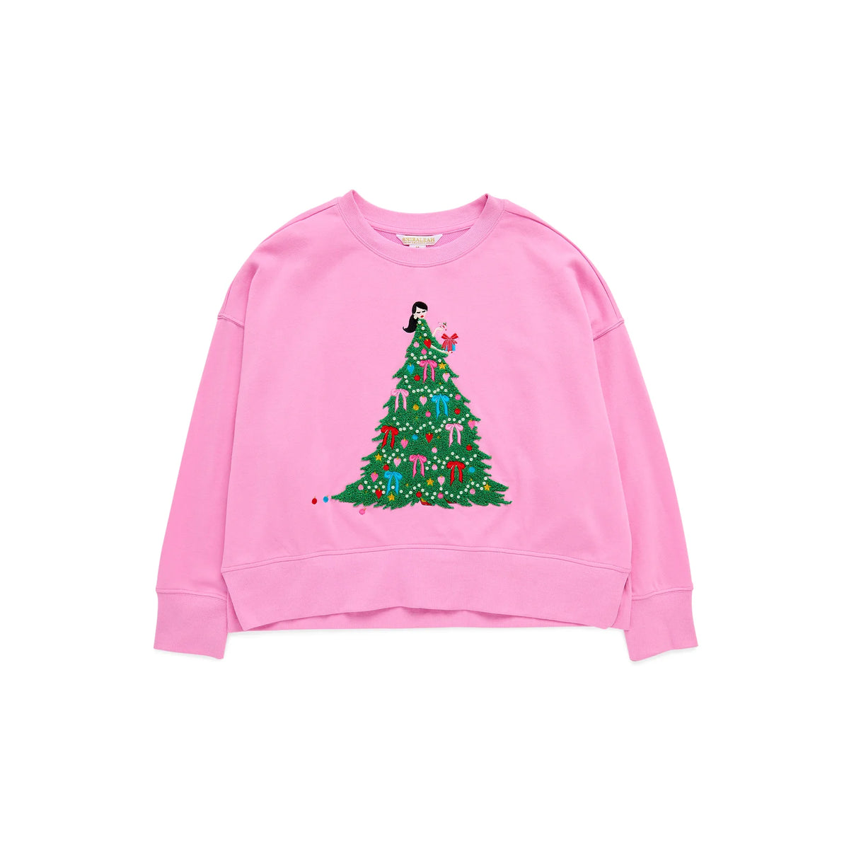Shiraleah Weihnachtskleidung - Damen Relaxed Sweatshirt - Christmas Tree Lady
