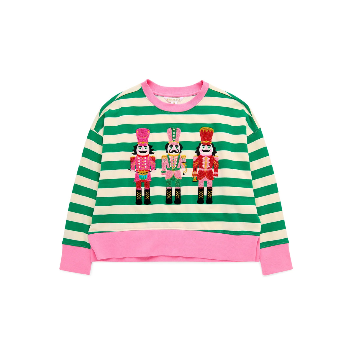 Shiraleah Kerst Kleding - Dames Kersttrui - Nutcracker Relaxed Sweatshirt