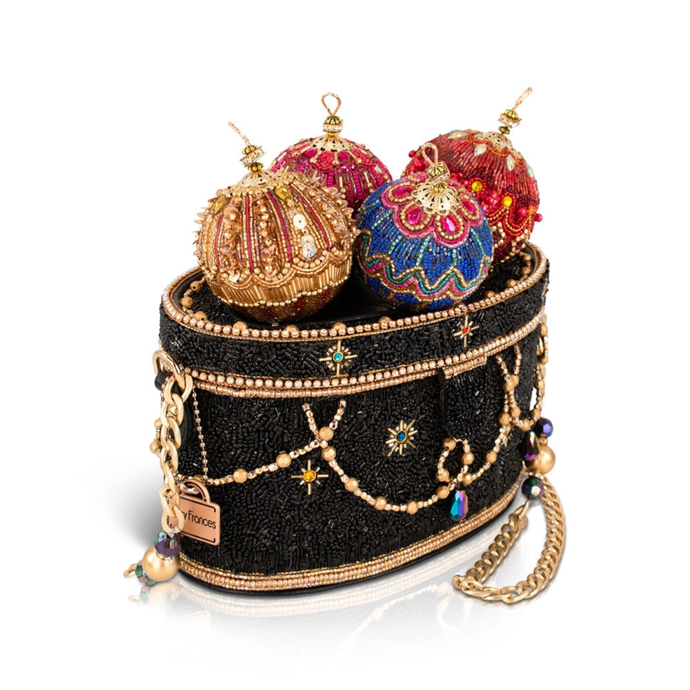 Mary Frances Handmade Christmas Bag - Tree Trimmings Beaded Ornament