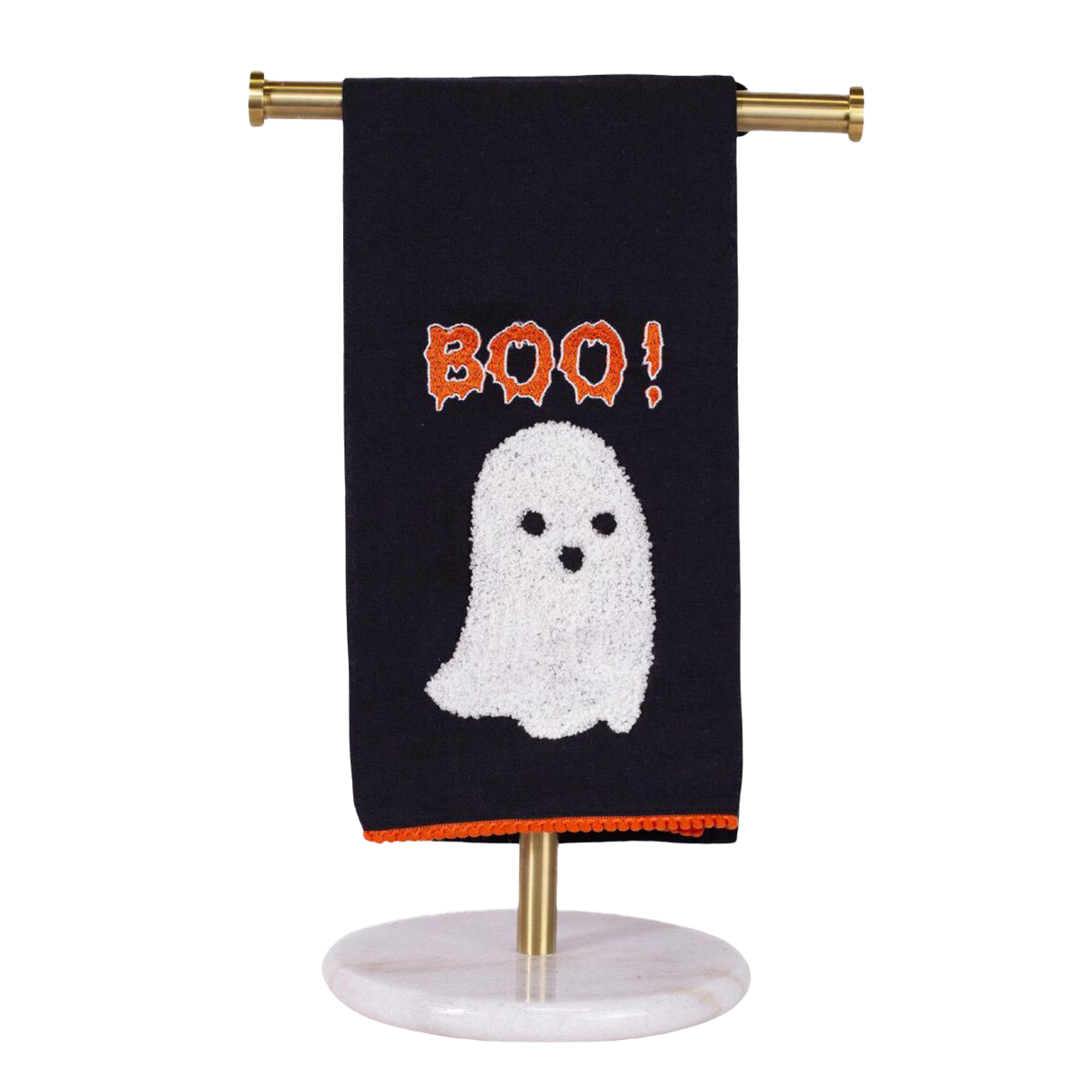 Viv! Christmas Halloween Keukentextiel - 'Boo' Spook Theedoek - katoen