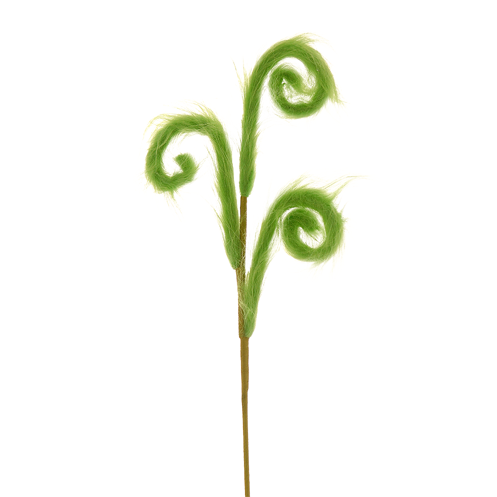 Viv! Christmas Ramo de Navidad - Rama Rizada de Monstruo Verde Peludo - verde - 72cm