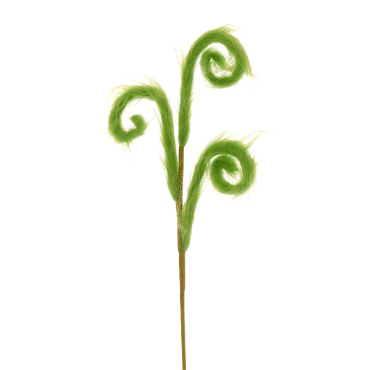 Viv! Christmas Ramo de Navidad - Rama Rizada de Monstruo Verde Peludo - verde - 72cm