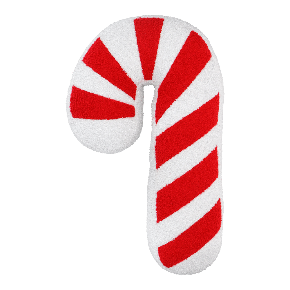 Viv! Christmas Cushion - Candy Cane - white red - 57cm