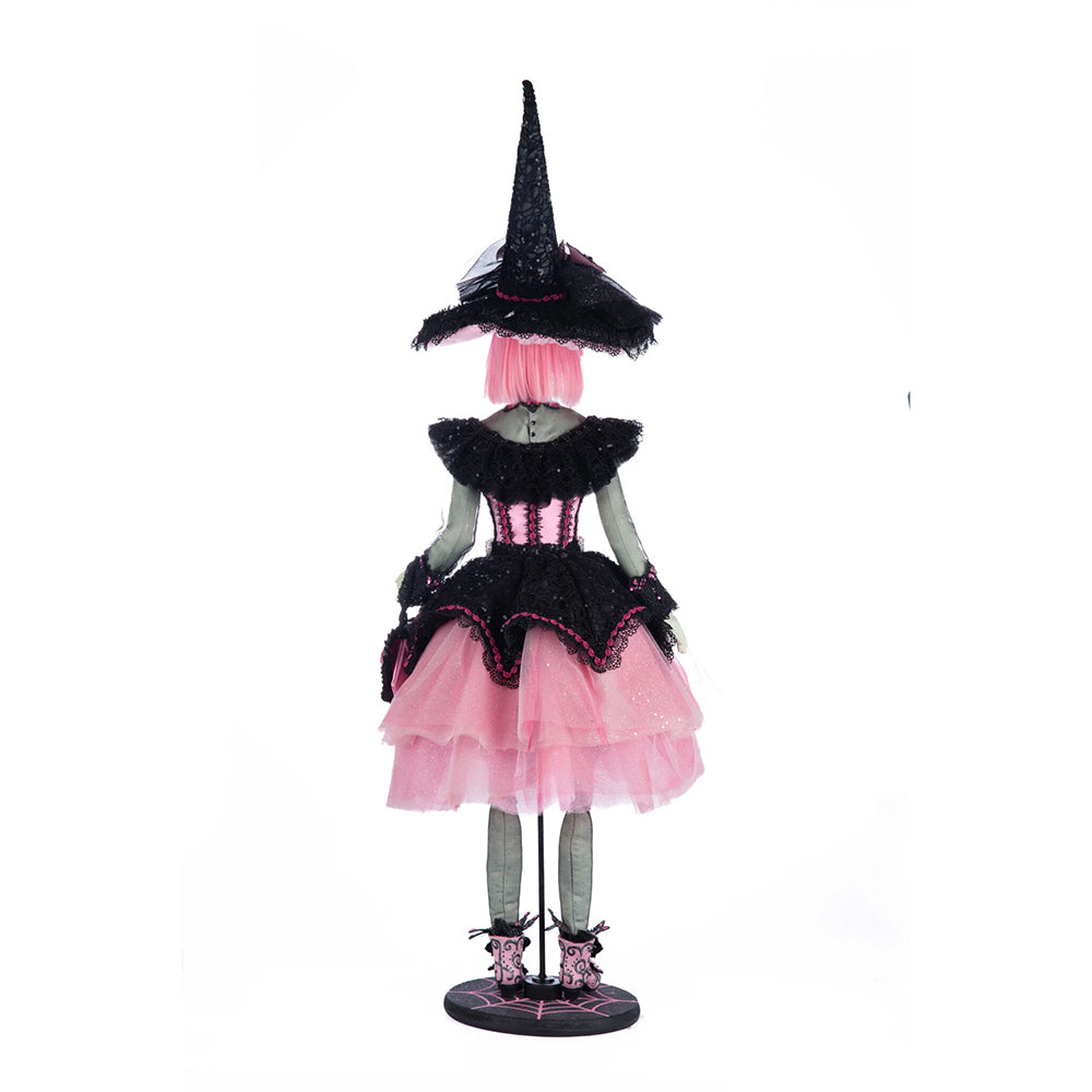 Katherine's Collection Halloween - Pink Panic Possession - Rosalie Blackthorn Witch Doll - 105cm