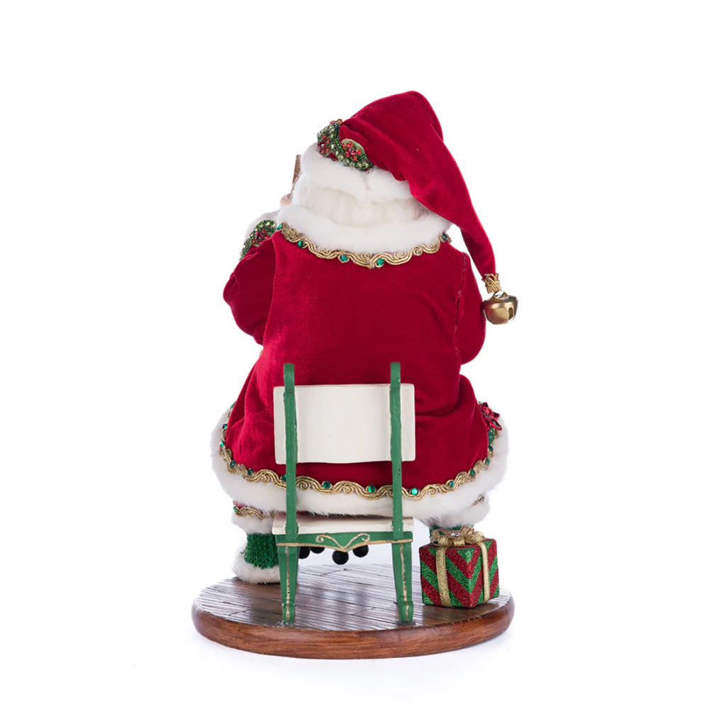 Katherine's Collection Kerst - Holiday Magic - Santa With Marionette - 36cm
