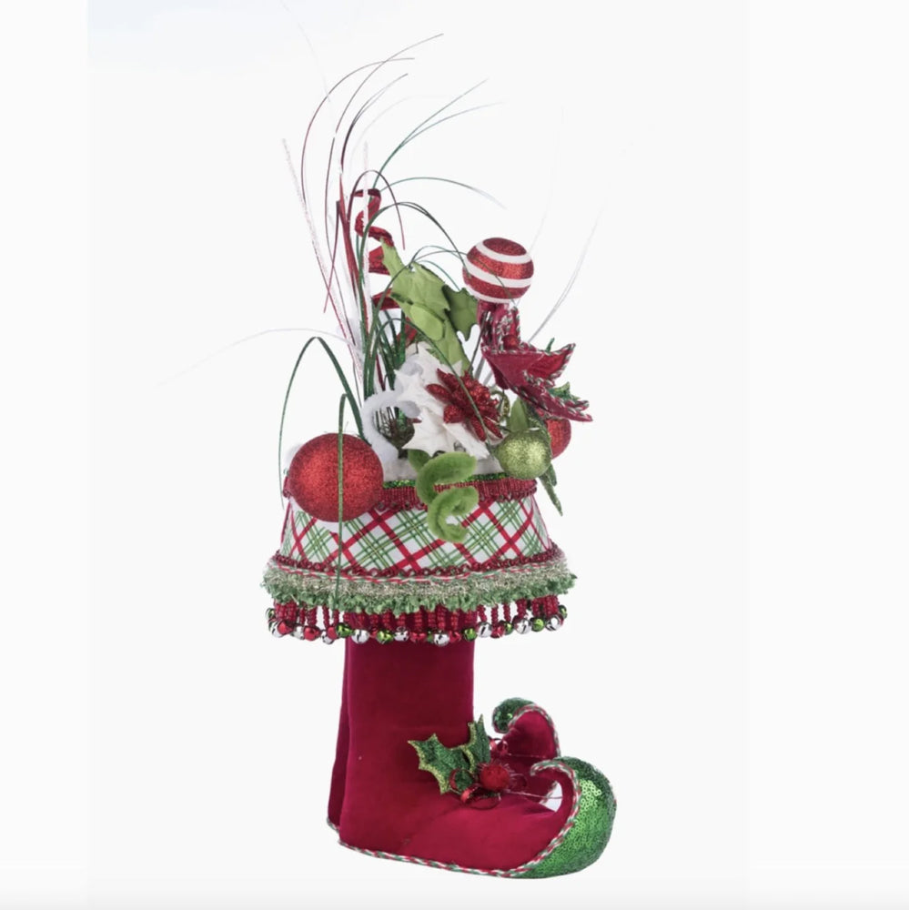 Katherine's Collection Kerst - Village of Holly Woods - Elf Boots Container - 47cm