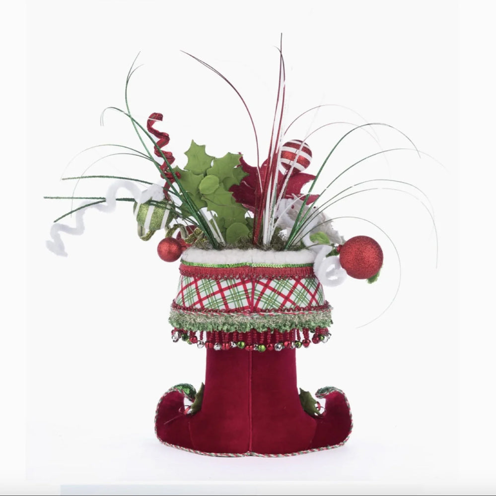 Katherine's Collection Kerst - Village of Holly Woods - Elf Boots Container - 47cm