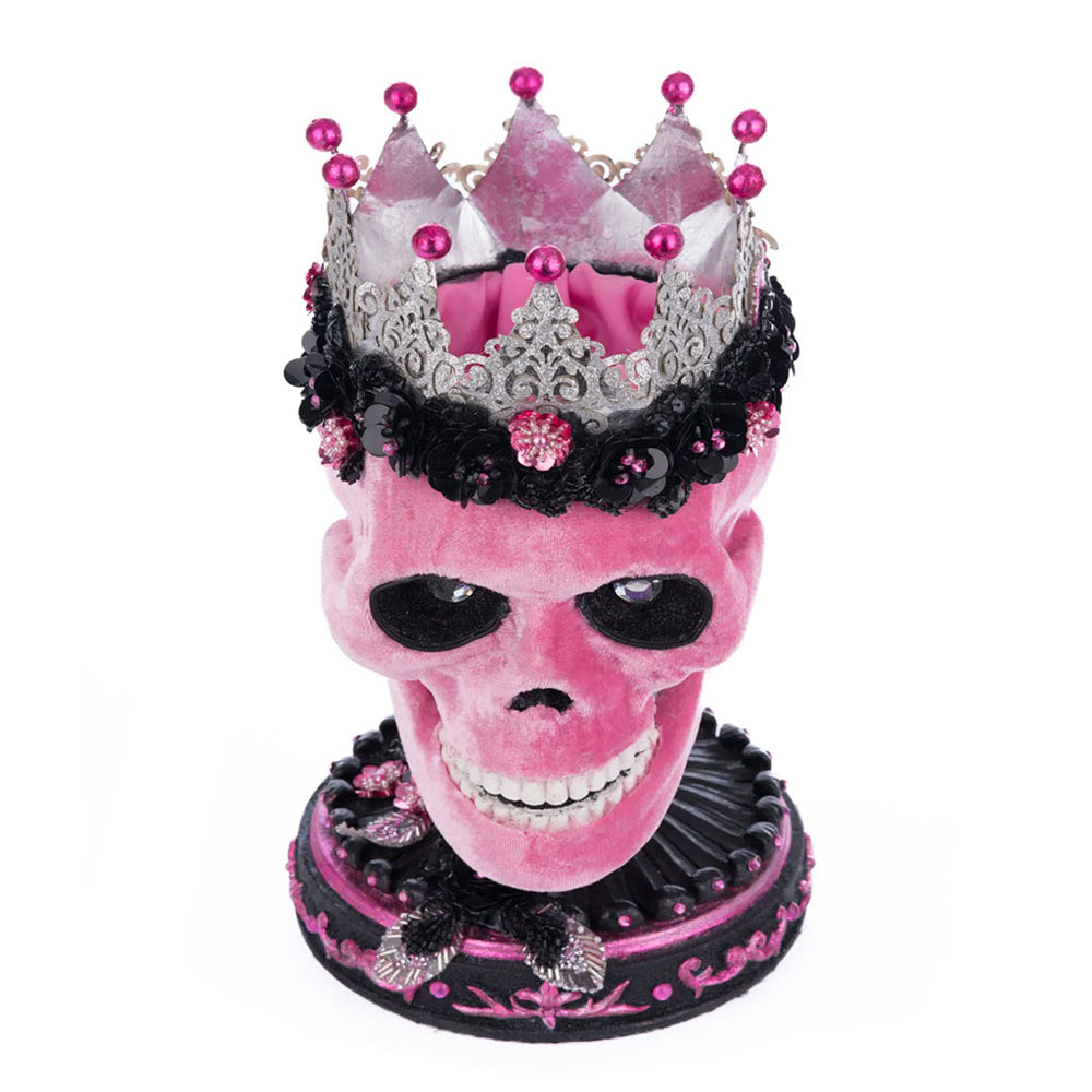 Katherine's Collection Halloween - Pink Panic Possession - Skull Trinket Box - 32cm