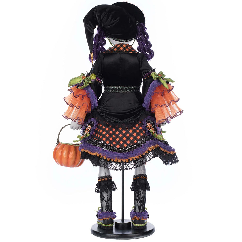 Katherine's Collection Halloween - Ghoulish Gathering - Poppy Broomson Doll - 79cm