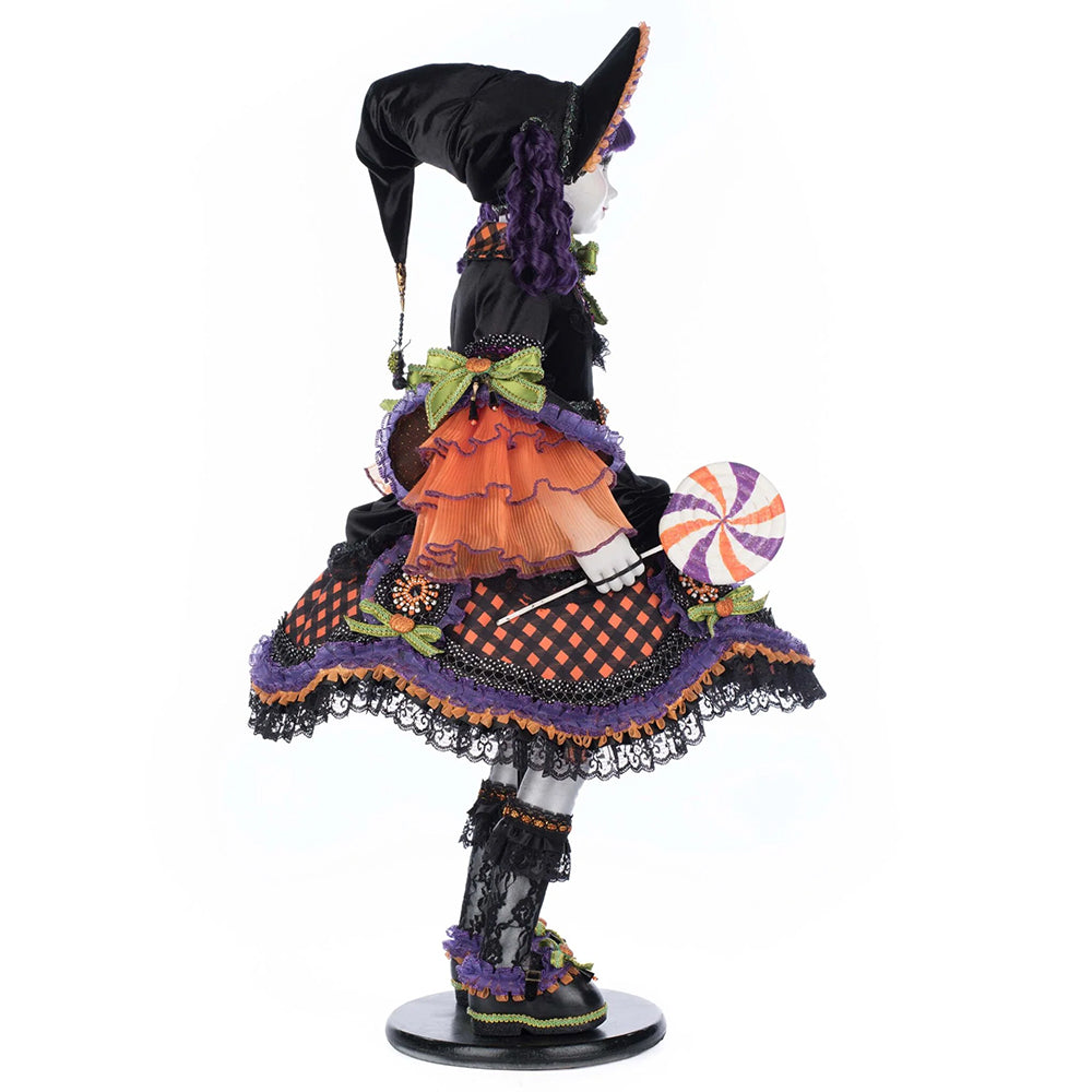 Katherine's Collection Halloween - Ghoulish Gathering - Poppy Broomson Doll - 79cm