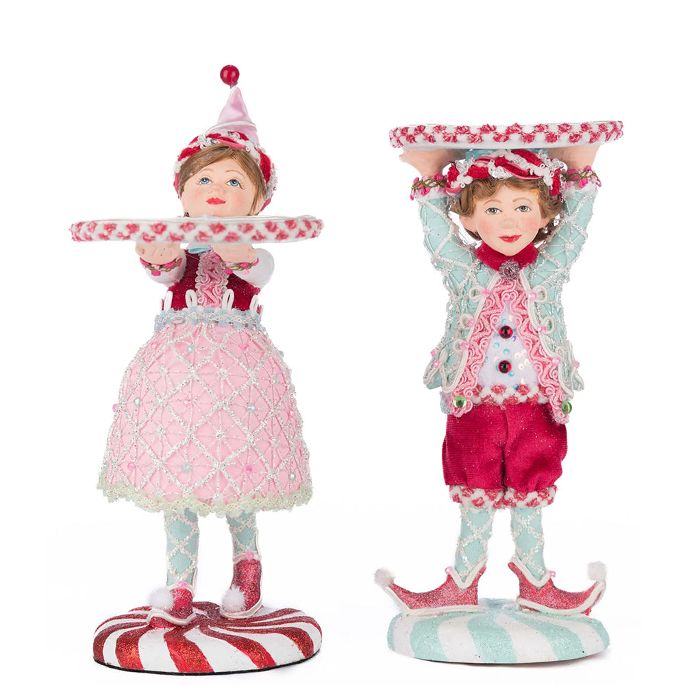 Katherine's Collection Kerst - Sweet Delights - Gumdrop and Cookie - set of 2 - 24cm