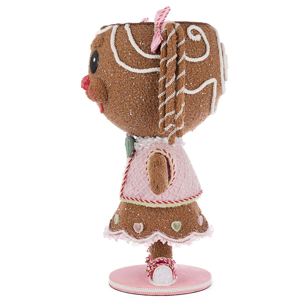Katherine's Collection Christmas - Sweet Delights - Stick E. Sweet Gingerbread Girl Candy Container - 60 cm