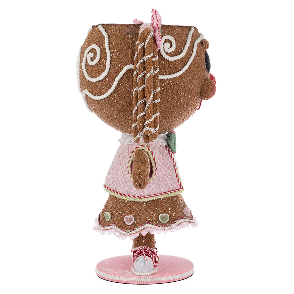 Katherine's Collection Christmas - Sweet Delights - Stick E. Sweet Gingerbread Girl Candy Container - 60 cm