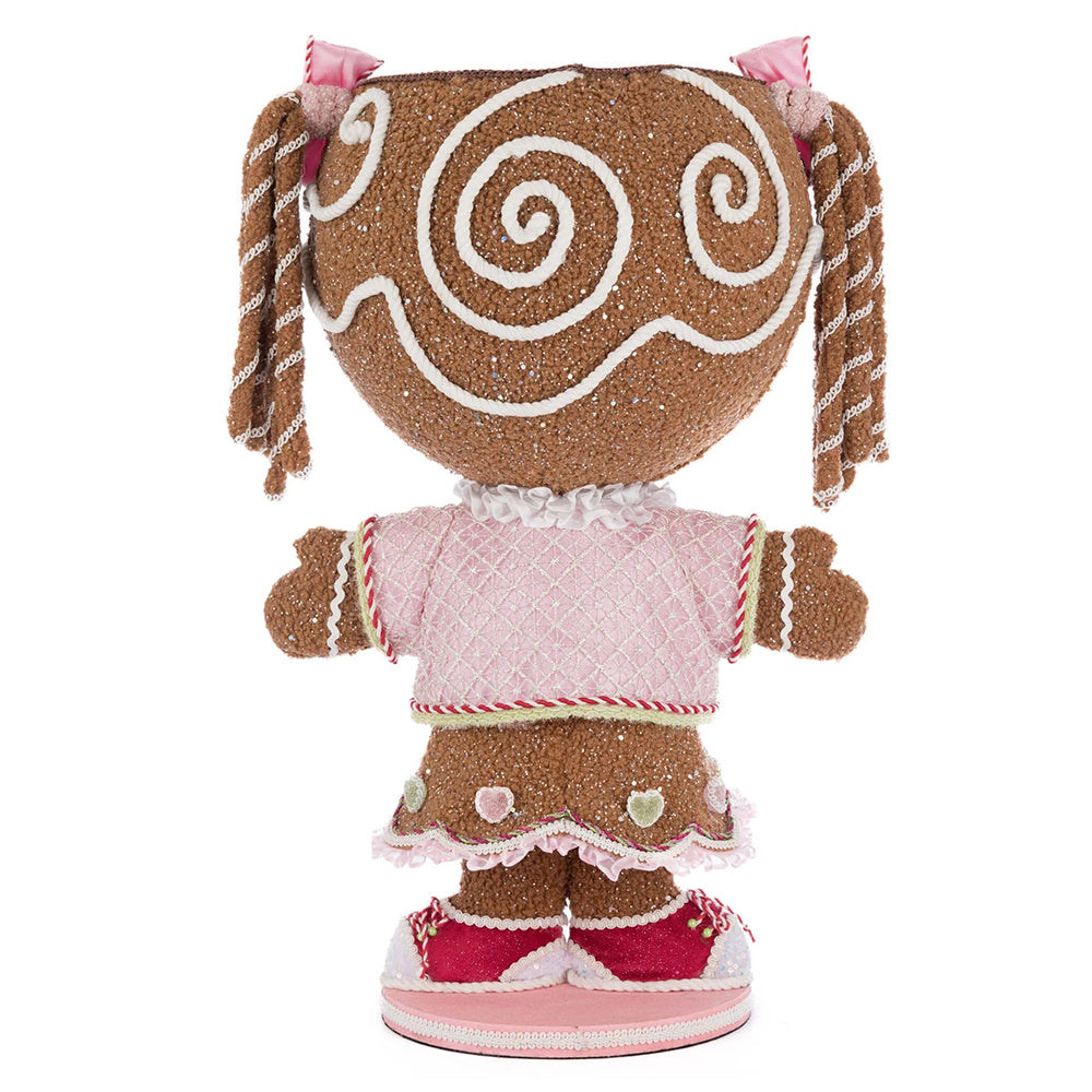 Katherine's Collection Christmas - Sweet Delights - Stick E. Sweet Gingerbread Girl Candy Container - 60 cm
