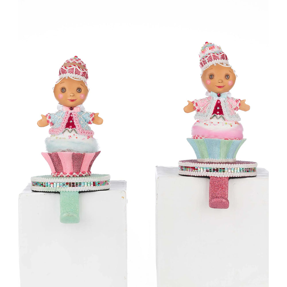 Katherine's Collection Kerst - Sweet Delights - Gingerbread Stocking Holder - set of 2 - 25cm