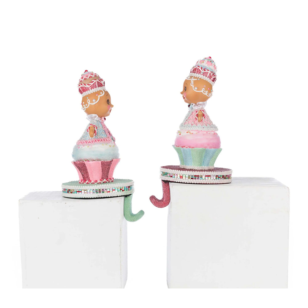 Katherine's Collection Kerst - Sweet Delights - Gingerbread Stocking Holder - set of 2 - 25cm