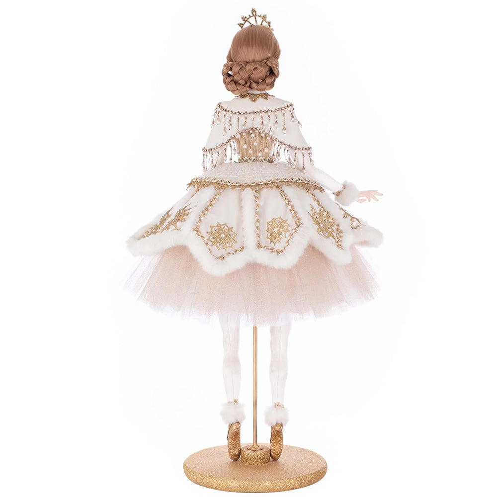 Katherine's Collection Christmas - Bells of Brilliance - Gwendolyn Golden Ballerina Doll - 71cm