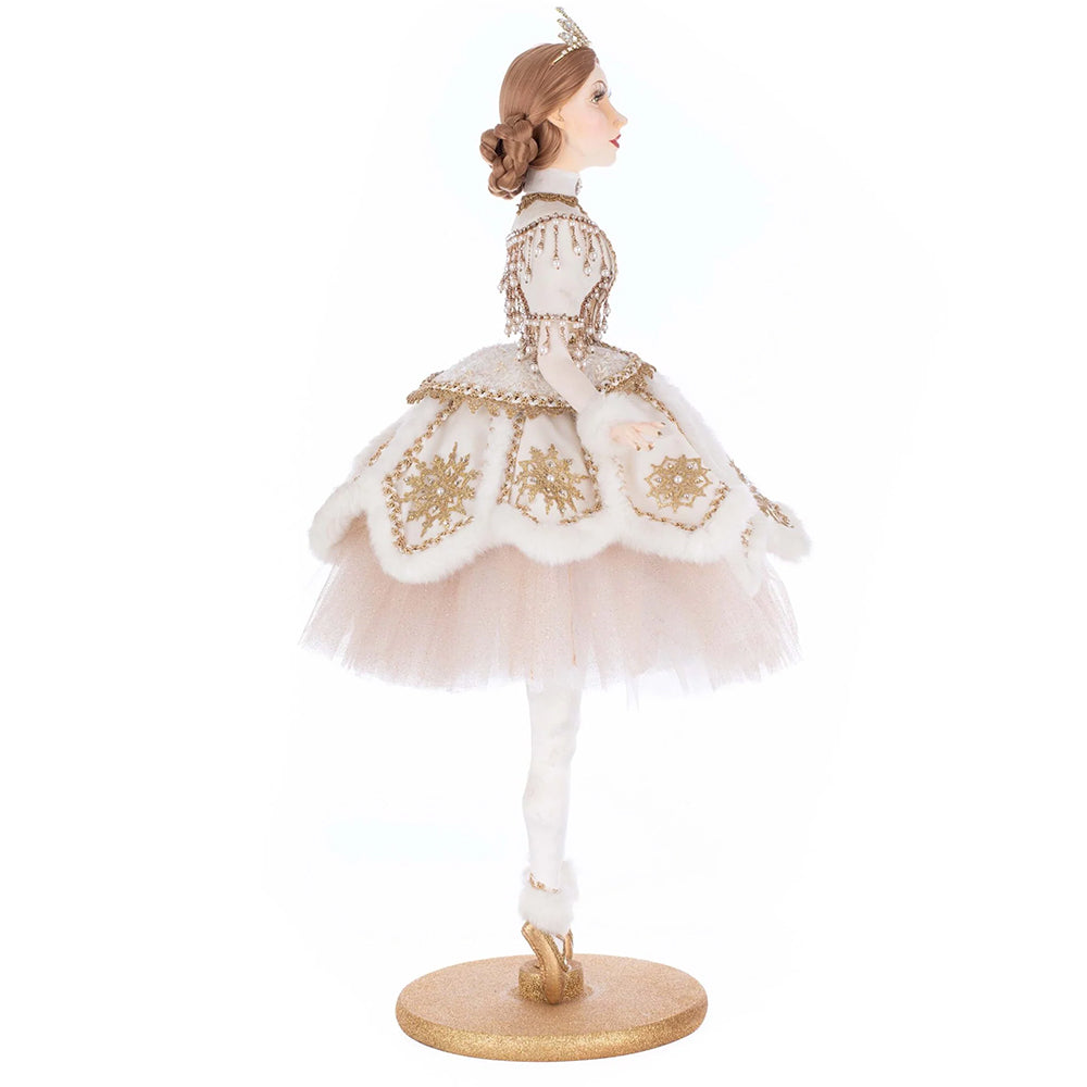Katherine's Collection Christmas - Bells of Brilliance - Gwendolyn Golden Ballerina Doll - 71cm